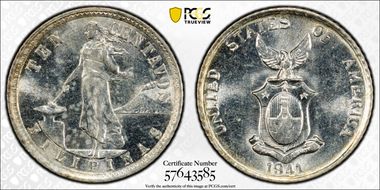 1941-M 10C MS64
