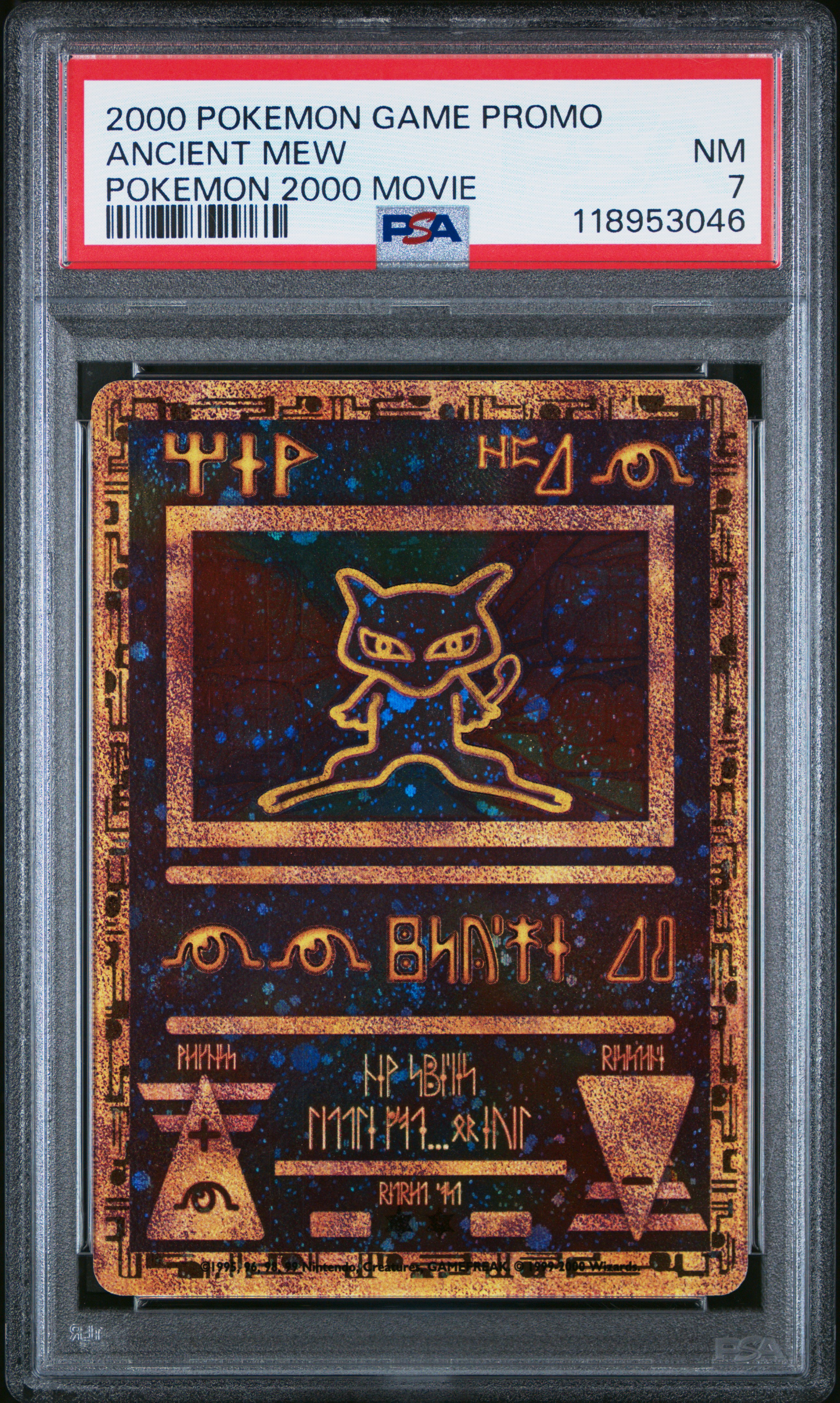 2000 #NA Ancient Mew PSA 7 Game Movie