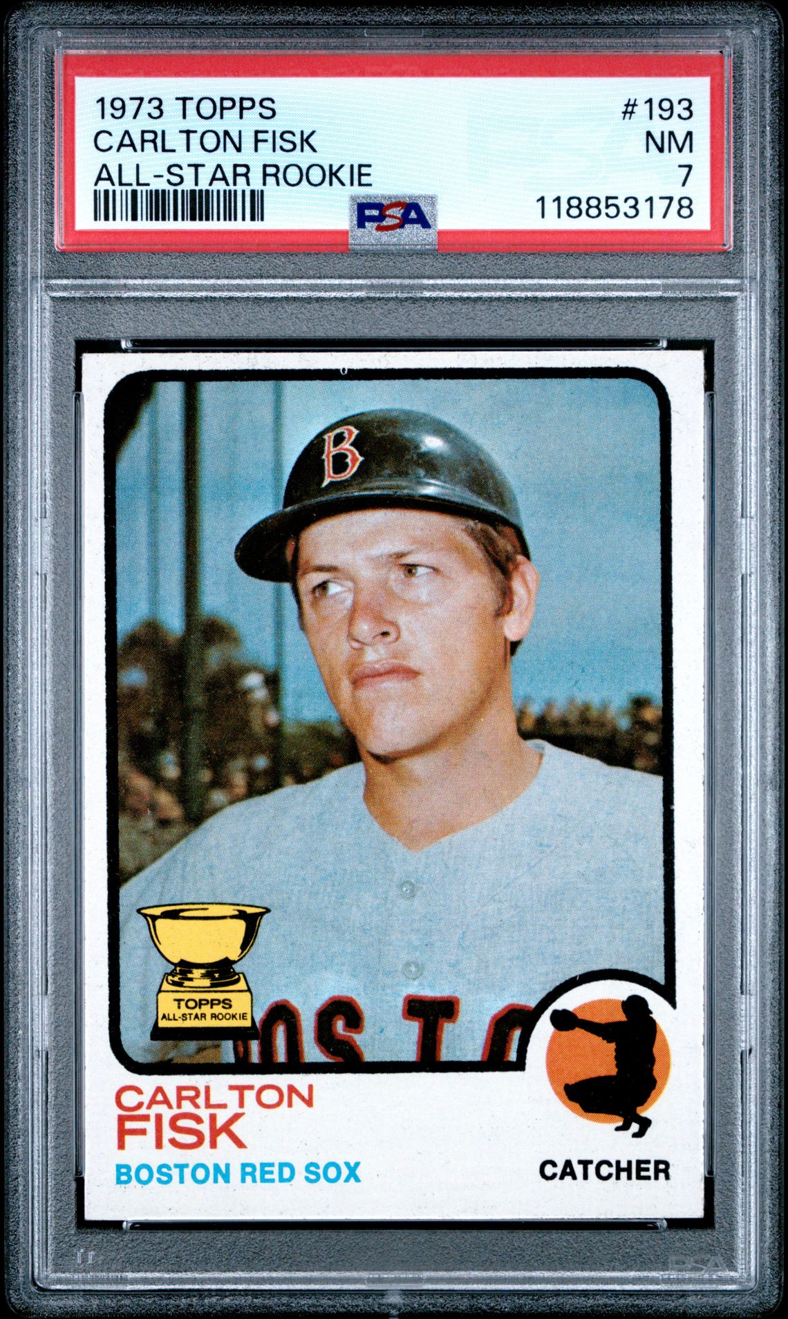 1973 Topps TOPPS Rookie #193 Carlton Fisk front