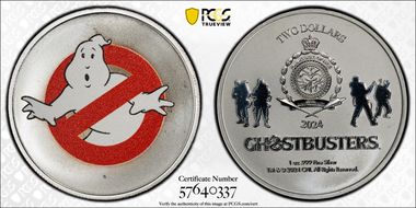2024 $2 Ghostbusters Colorized MS69
