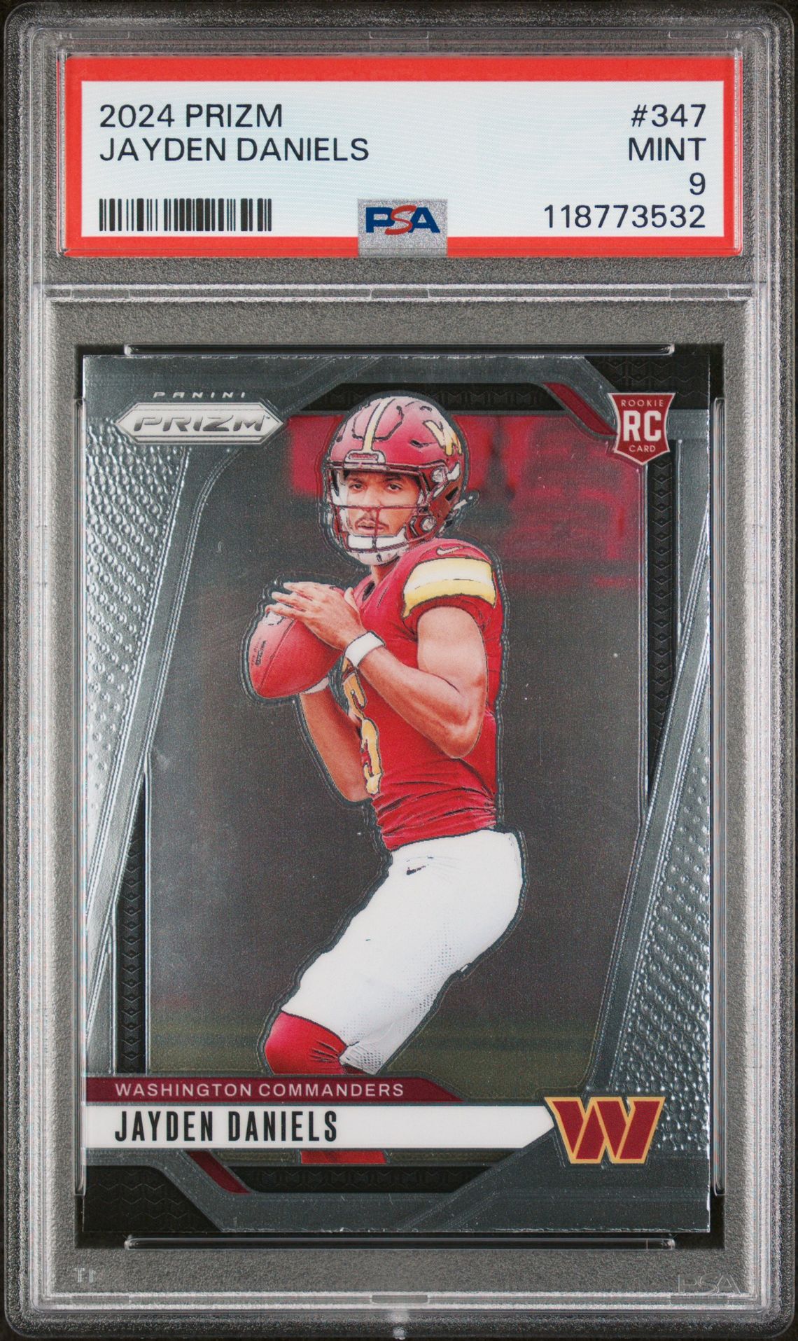 2024 Panini Prizm Jayden Daniels #347 Mint 9 front