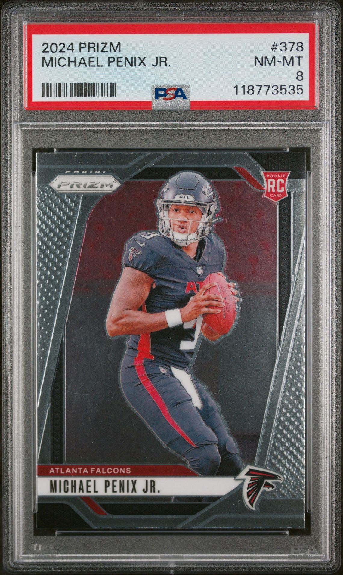 2024 Panini Prizm Michael Penix Jr. #378 Nm-Mt 8 front