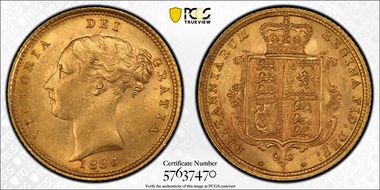 1886-S 1/2 Sov S-3862E AU58