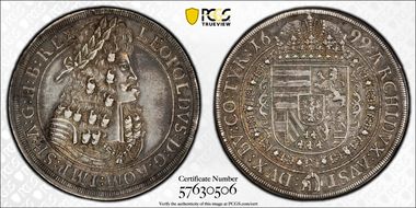 1699/8 Thaler D-3245 Hall AU55