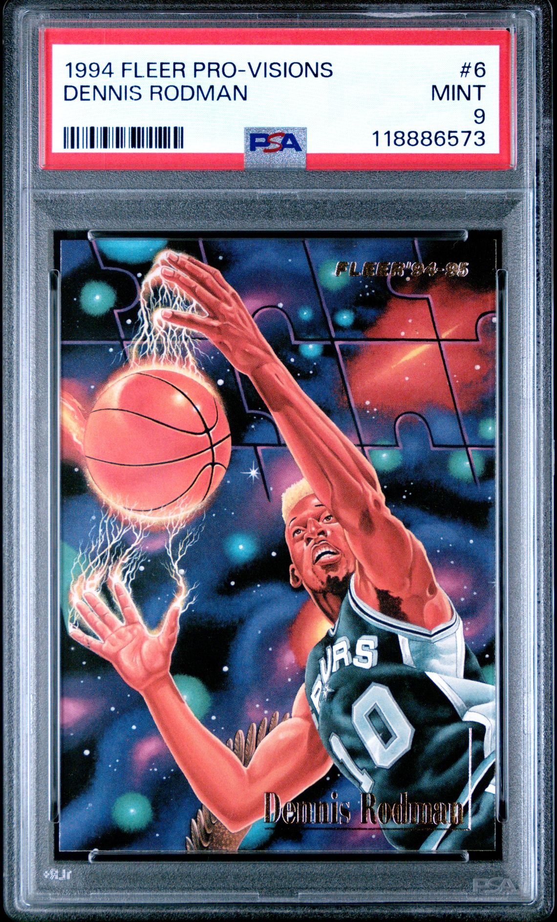 1994 Fleer FLEER PRO-VISIONS #6 Dennis Rodman front