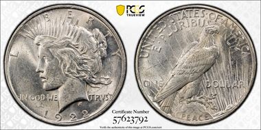 1922-D $1 MS61