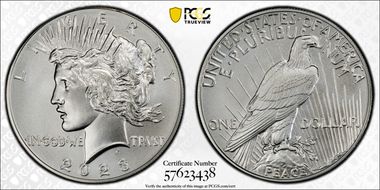 2023 $1 Peace Dollar MS70
