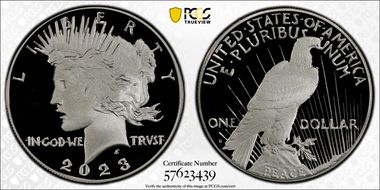 2023-S $1 Peace Dollar PR70DCAM