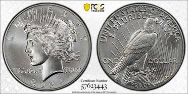 2024 $1 Peace Dollar MS70