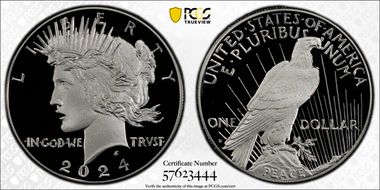 2024-S $1 Peace Dollar PR69DCAM