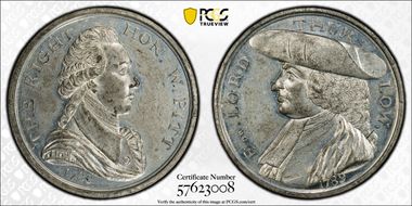 1789 Tk 1D DH-219 Middlesex WM Political and Social MS62