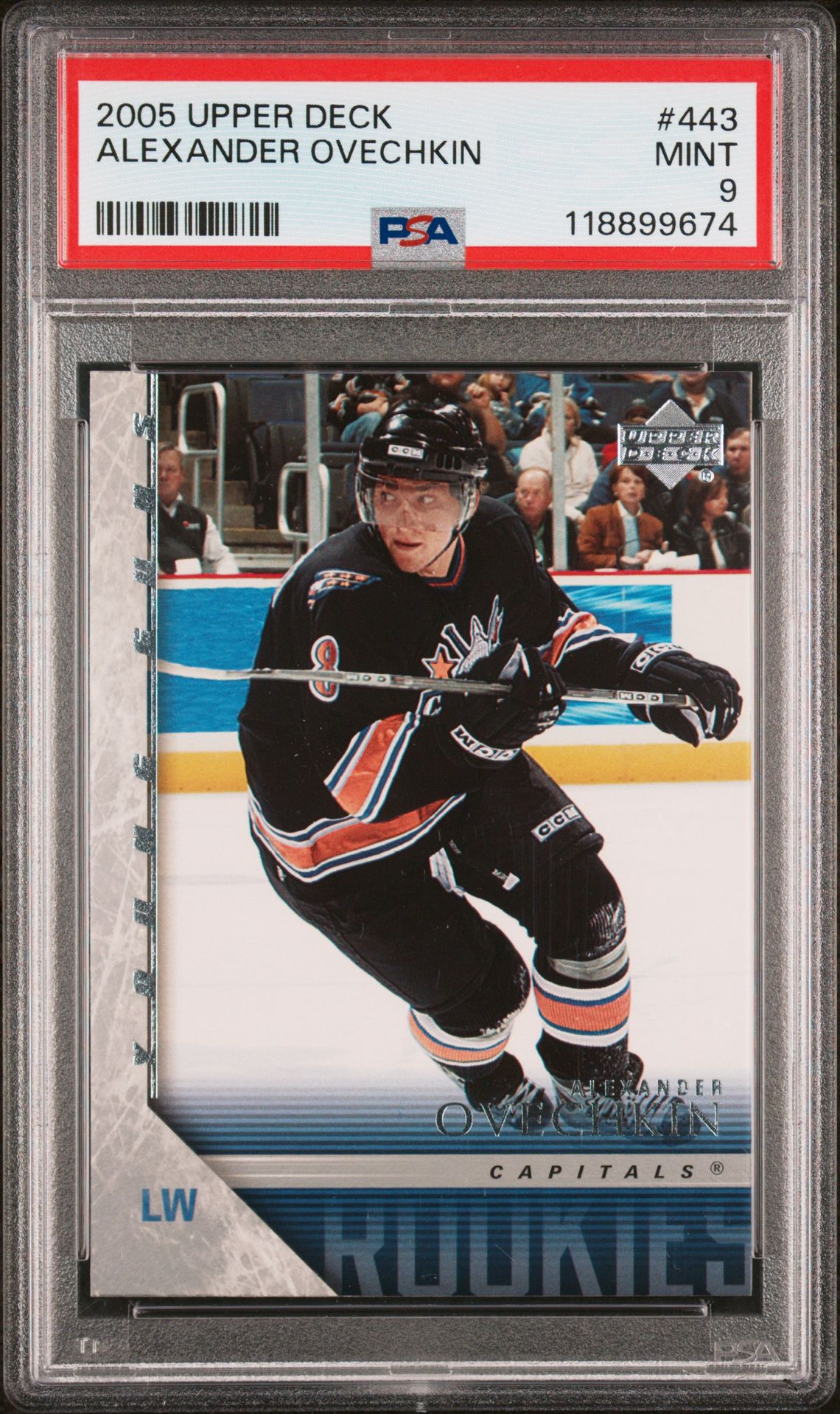 2005 Upper Deck Alexander Ovechkin #443 Mint 9 front