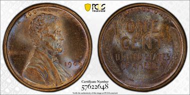 1909 1C Lincoln MS65BN