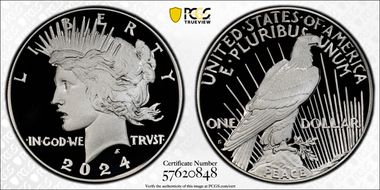 2024-S $1 Peace Dollar PR70DCAM