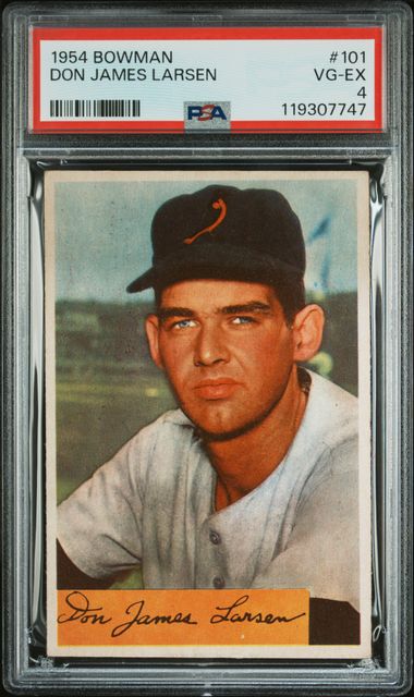 1954 Bowman #101 Don Larsen front