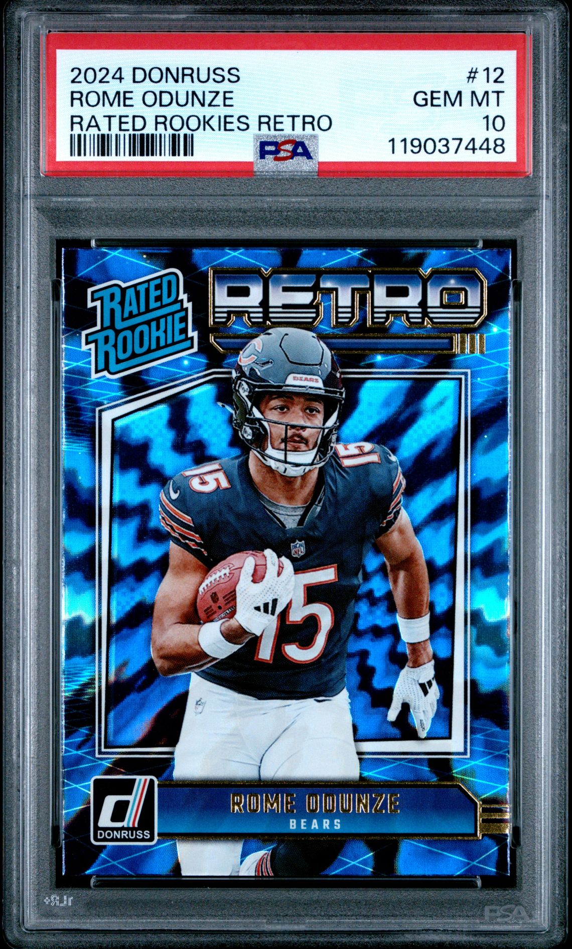 2024 Panini PANINI DONRUSS RATED ROOKIES RETRO #12 Rome Odunze front