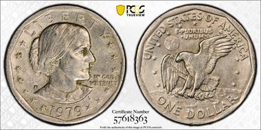 1979-P SBA$1 Wide Rim, FS-301 N1