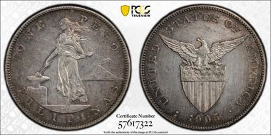 1905-S Peso Allen-16.06 Curved Serif N1