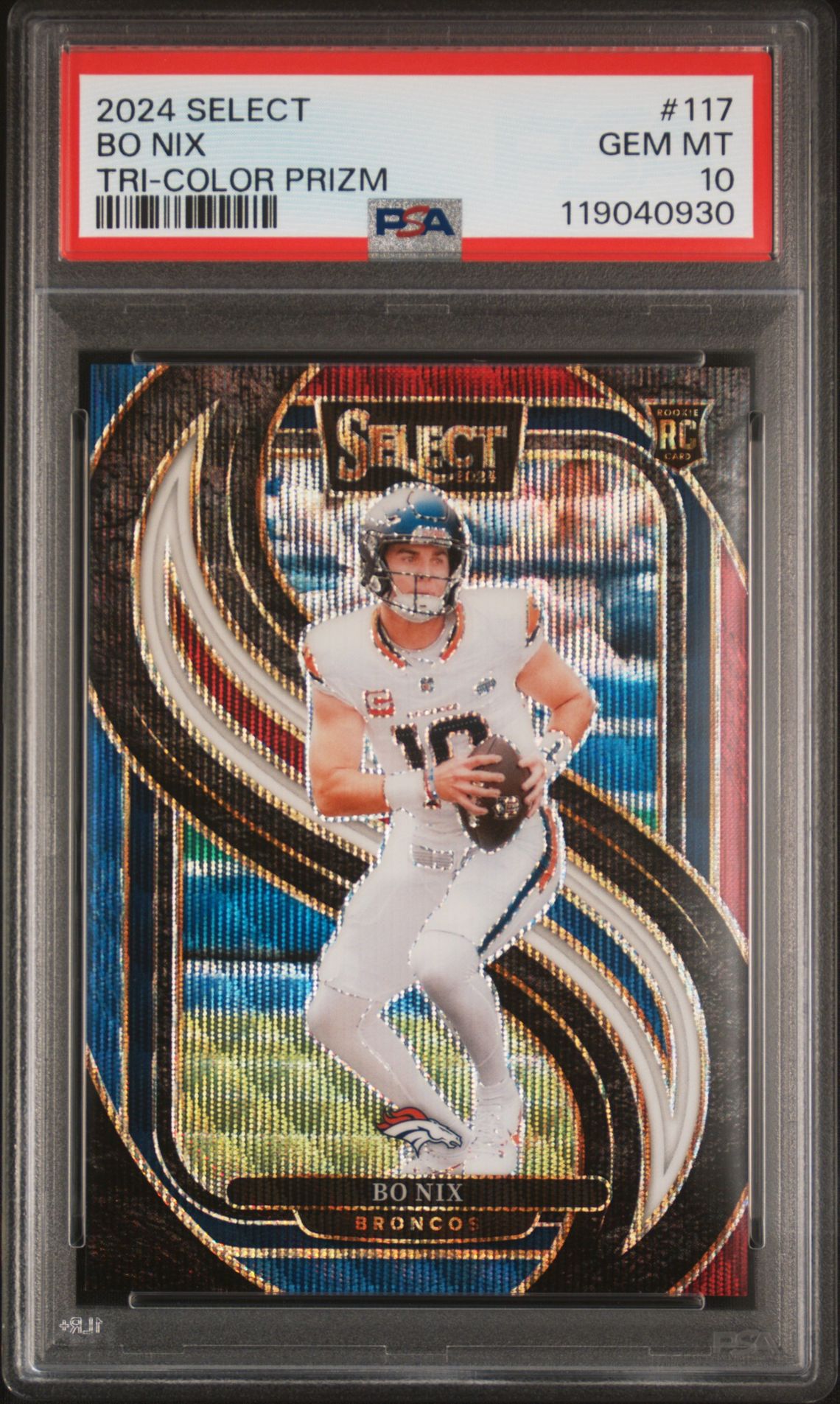 2024 Panini Panini Select #117 Bo Nix front