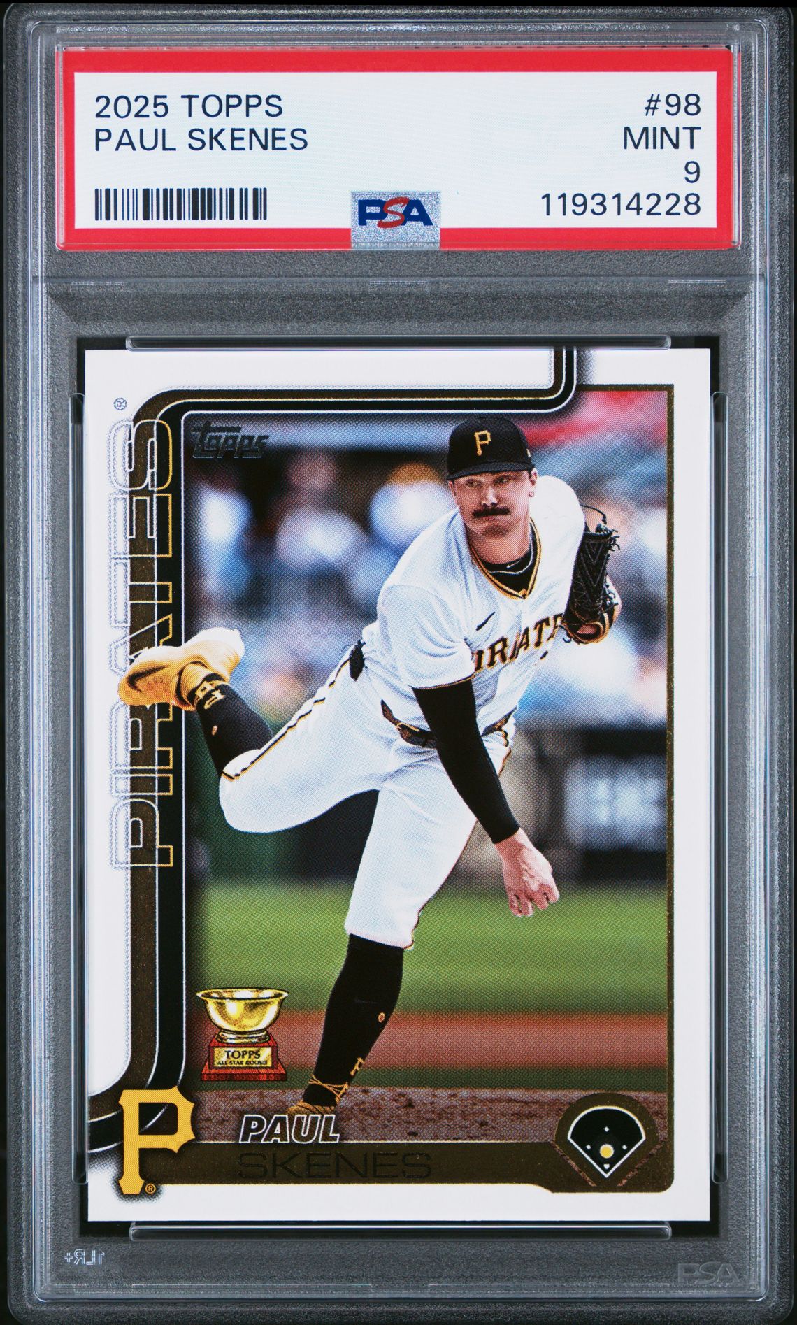 2025 Topps Paul Skenes #98 Mint 9 front