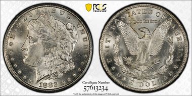 1883-CC $1 MS64
