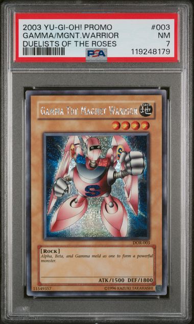 2003 Yu-Gi-Oh! Yu-Gi-Oh #003 Gamma/mgnt.warrior front