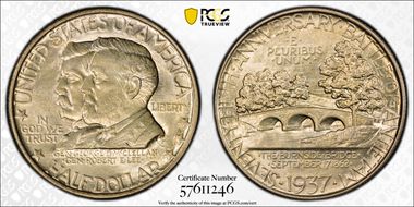 1937 50C Antietam MS64