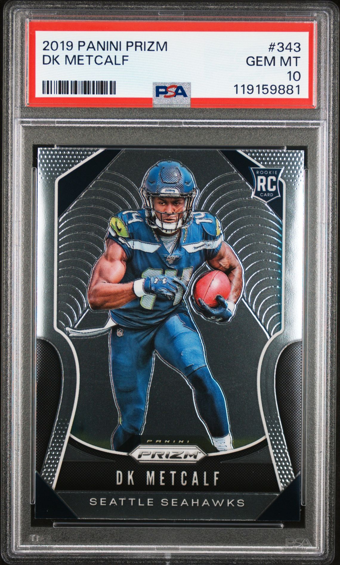 2019 Panini PANINI PRIZM #343 Dk Metcalf front