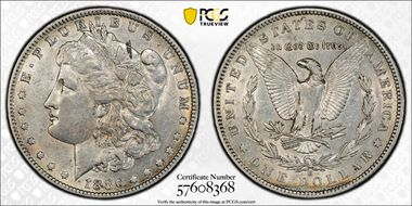 1886-O $1 AU50