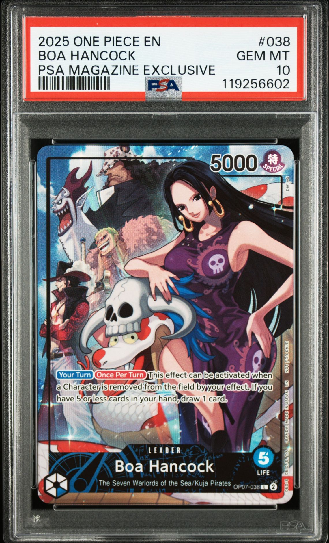2025 One Piece One Piece Promos #038 Boa Hancock front