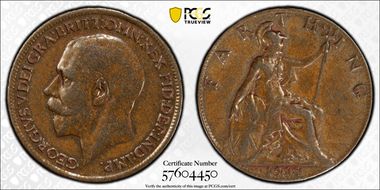 1918 1/4D S-4060 Bright finish XF45BN