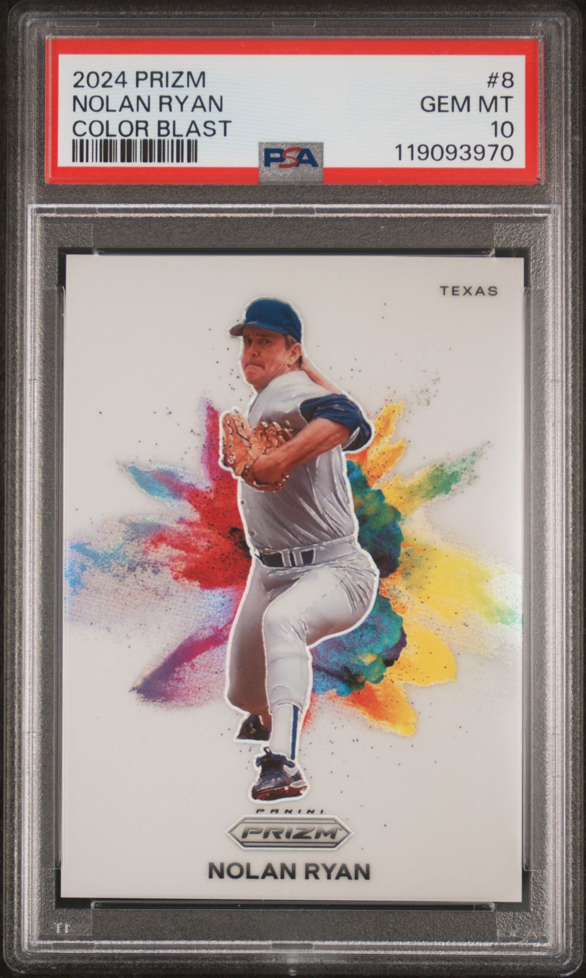 2024 Panini PANINI PRIZM COLOR BLAST #8 Nolan Ryan front
