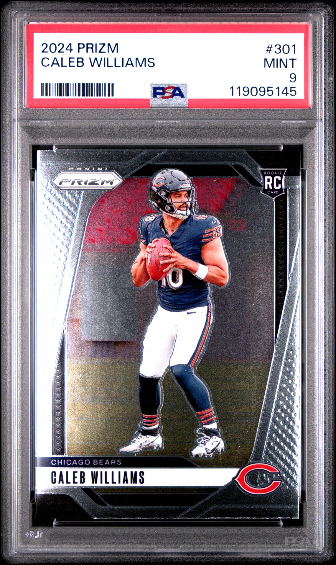 2024 Panini Prizm Caleb Williams #301 Mint 9 front