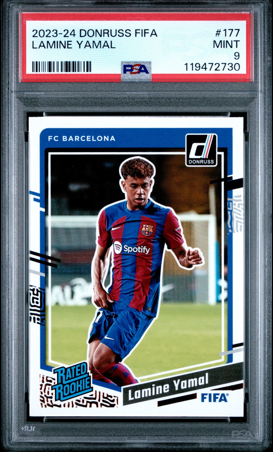 2023-24 Panini Donruss Fifa Lamine Yamal #177 Mint 9 front