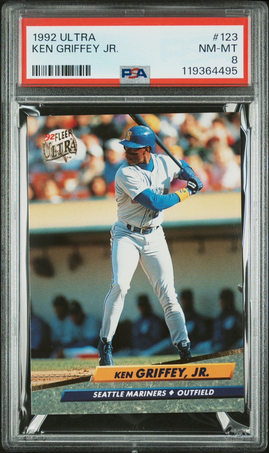 1992 Ultra Ken Griffey Jr. #123 Nm-Mt 8 front