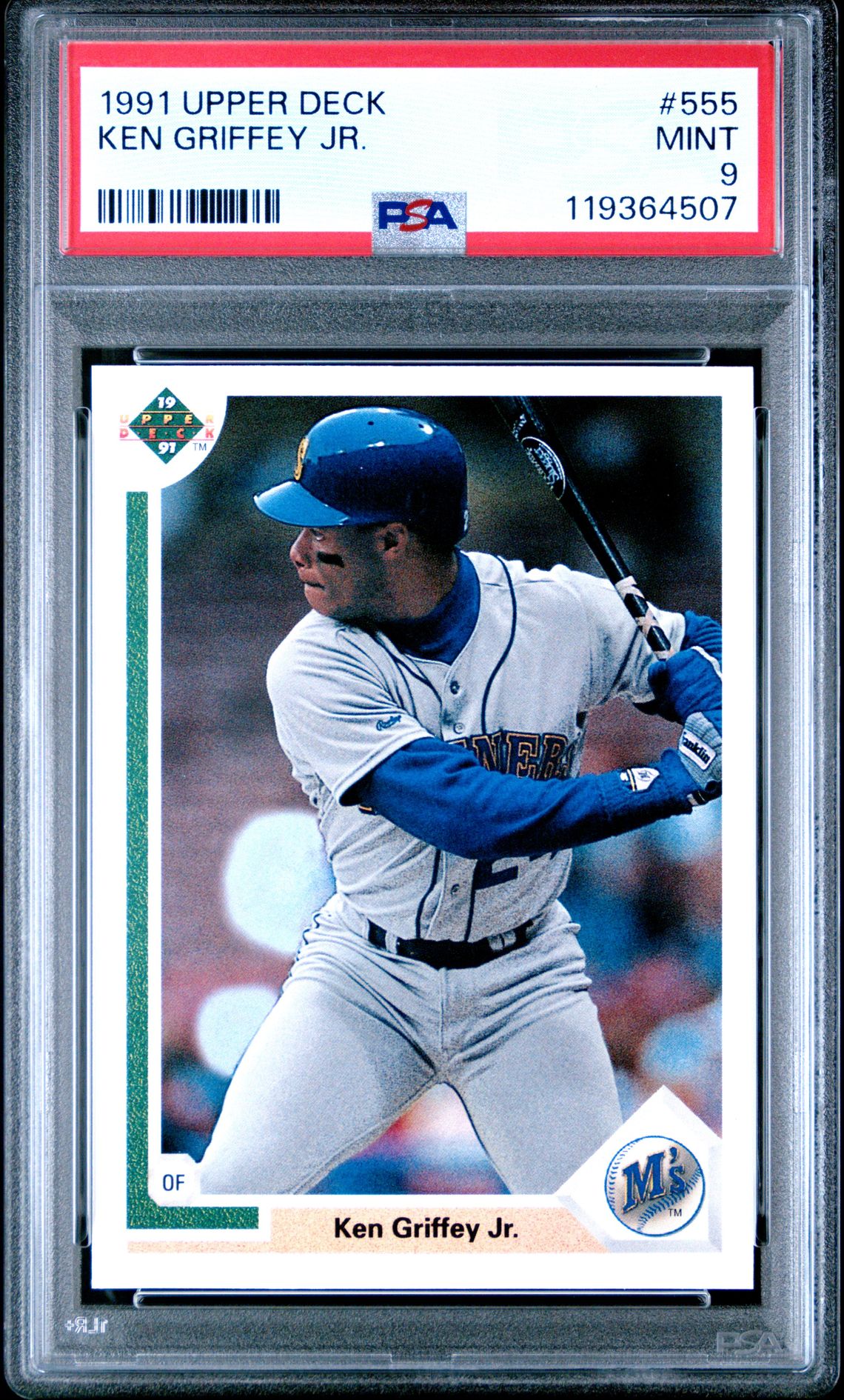 1991 Upper Deck Ken Griffey Jr. #555 Mint 9 front