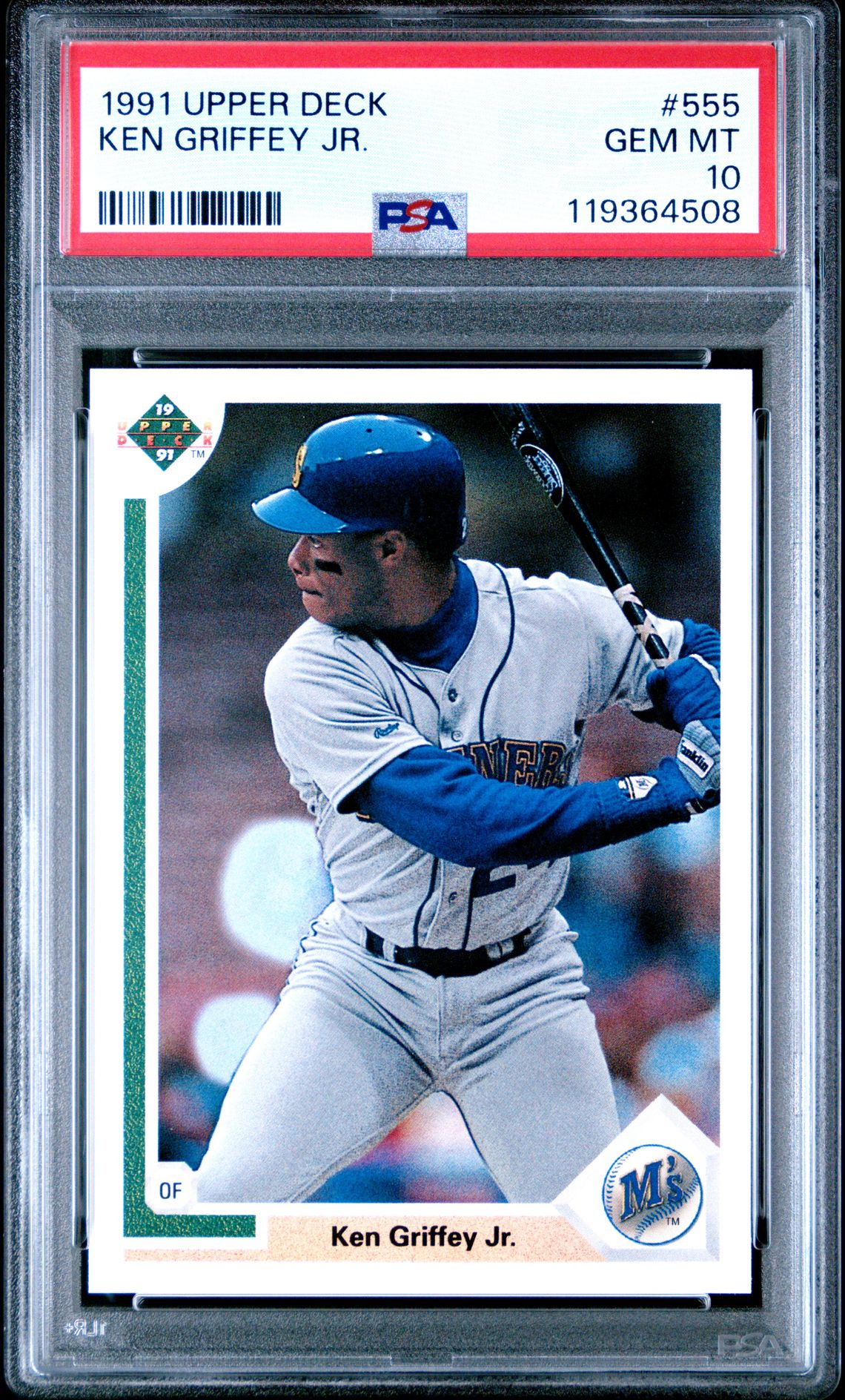 1991 Upper Deck Ken Griffey Jr. #555 Gem Mt 10 front