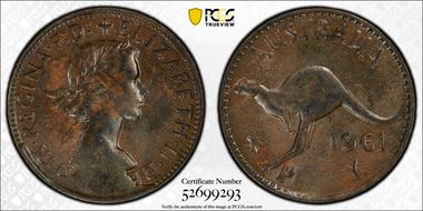 1961 Y. (p) 1D AU53BN