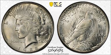 1922-S $1 MS66