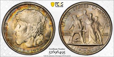 1936 50C Elgin MS67+ 