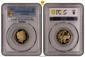2015 $1 PR70DCAM