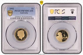 2002 $2 PR70DCAM
