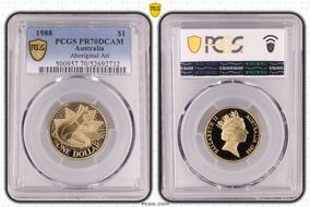 1988 $1 Aboriginal Art PR70DCAM