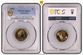 2003 $2 MS69