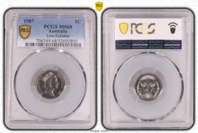 1987 5C Low Echidna MS68