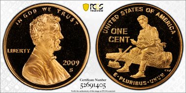 2009-S 1C Lincoln-Formative Years PR69DCAM