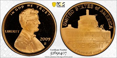 2009-S 1C Lincoln-Presidency PR68DCAM