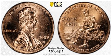 2009-D 1C Lincoln-Formative Years MS66RD