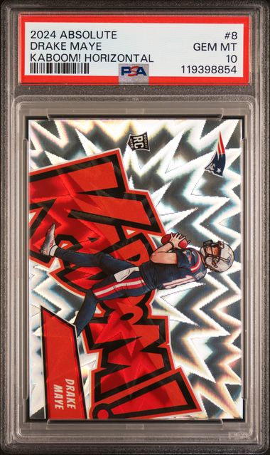2024 Panini Absolute Kaboom! Horizontal Drake Maye