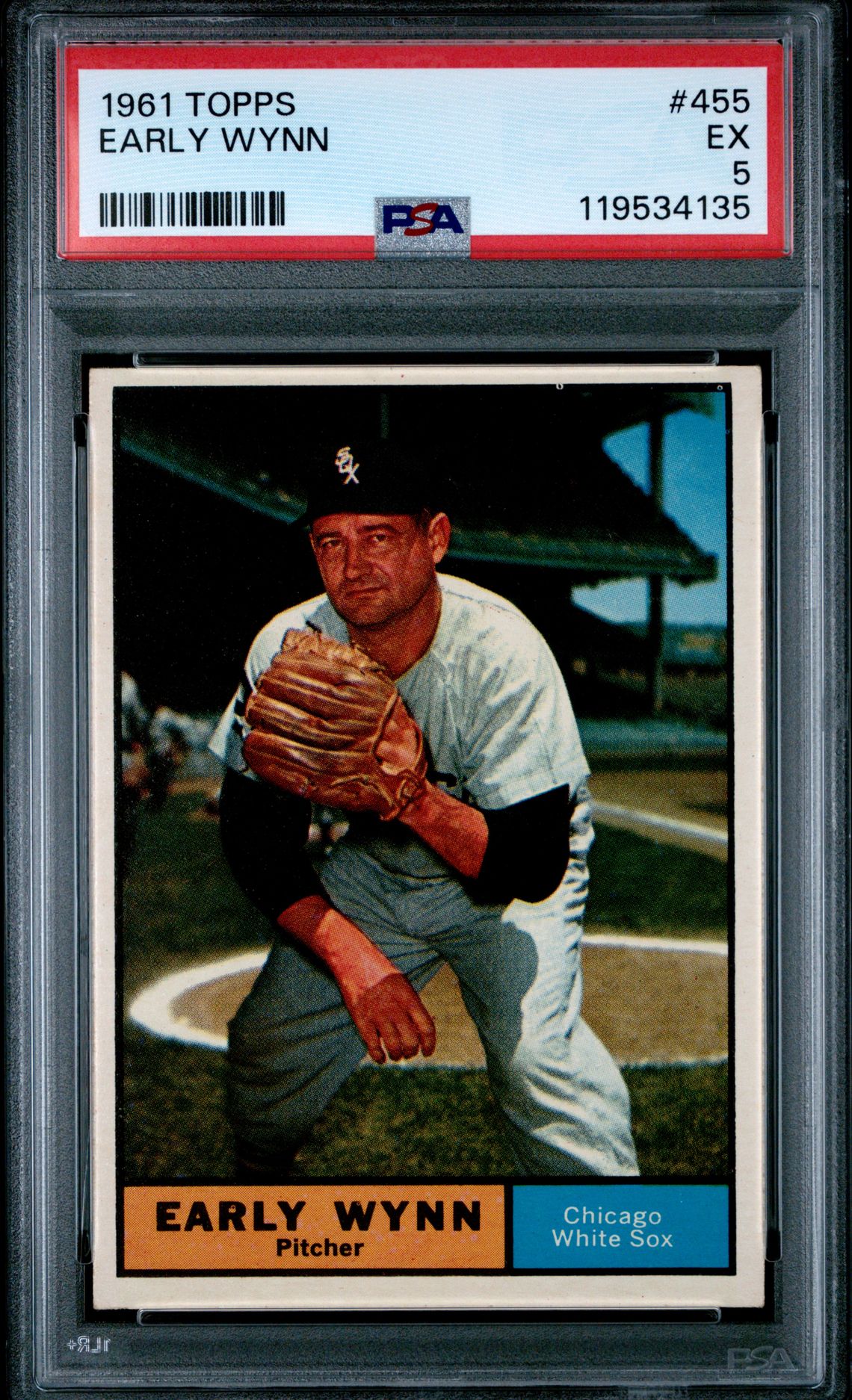 1961 Topps TOPPS #455 Early Wynn front